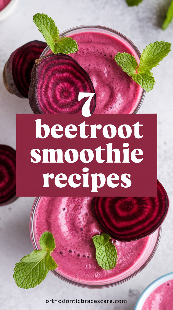 7 Beetroot Smoothie Recipes Packed with Energy - Orthodontic Braces Care