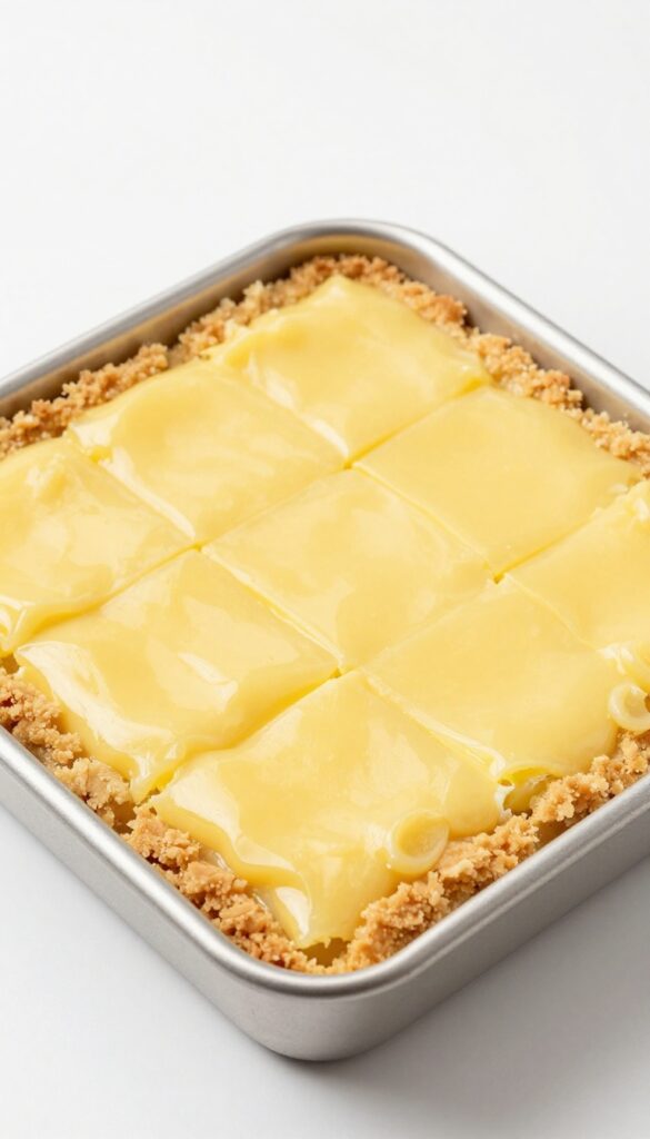 Buttermilk lemon bars with a golden shortbread crust and smooth lemon filling, sliced and displayed on a white surface in natural light.