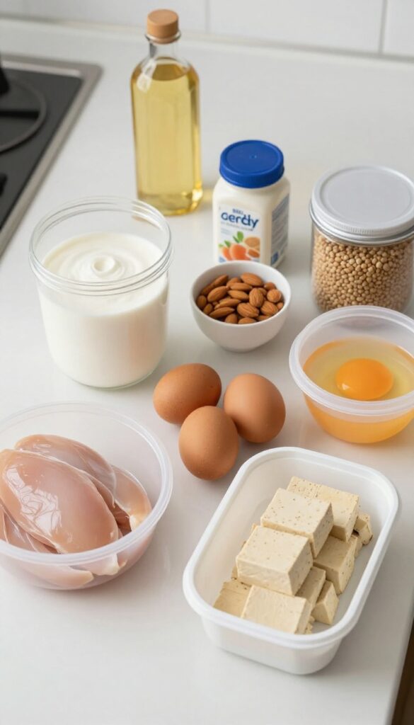 Sample 130g Protein Meal Plan (One Day